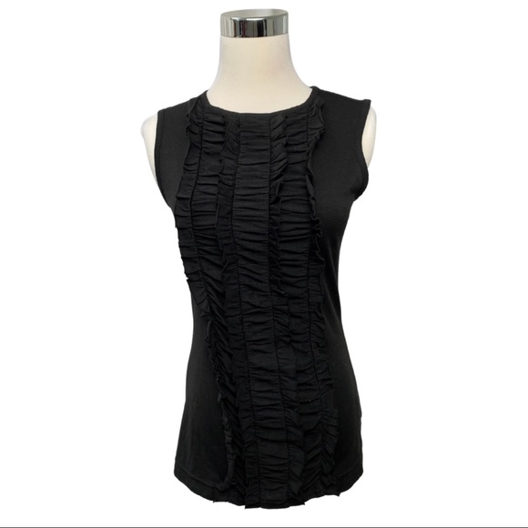 Tory Burch Ruffle Tank - Picture 1 of 4